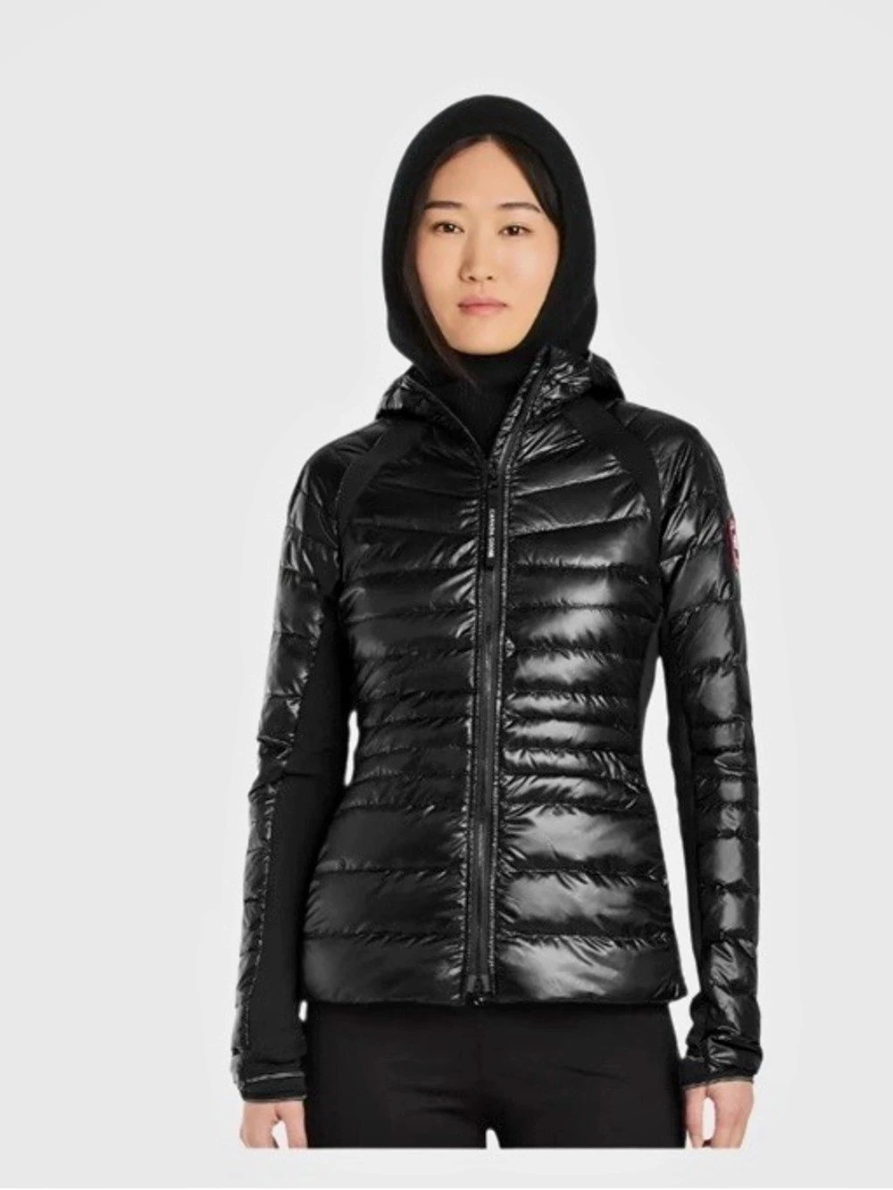 Canada Goose Women's Black Hooded Puffer Jacket